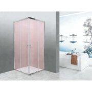 MIXXUS CUBIC SC01-90x90x185-TR CHROME NEW Душова кабіна без піддону прозоре скло 4мм (1 шт/ящ)