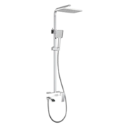 KOER KB-56007-04 Душова колона зі змішувачем, 3 функції (Колір хром+білий) (3 шт/ящ)