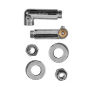 KOER KR.SET.550 - M1/2"xM1/2" Комплект кранів рушникосуш. кутовий, запірний, хромований (20шт/ящ)