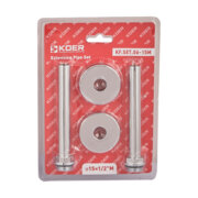 KOER KF.SET.06-15M Комплект подовжувачів d15x1/2M хромований (20шт/ящ)