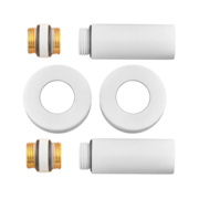KOER KF.SET.06MF WHITE Комплект подовжувачів 1/2Fx1/2M білий (18шт/ящ)