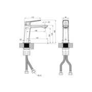 MIXXUS PREMIUM ARES 001 (NUT) Змішувач для умивальника (10 шт/ящ)