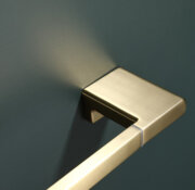 KOER AS-0109-1-12 Тримач для рушників одинарний 648мм (колір матове золото) (10 шт/ящ)