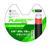 PLAMIX  PRO PLH-02-20-1/2 Шланг армований 1/2" (20м/уп)